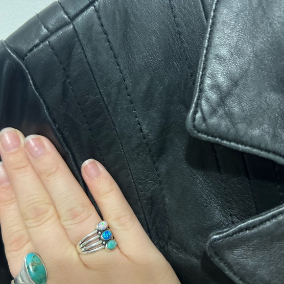 Wilsons Black Leather Jacket Women’s Large - Picture 4 of 16